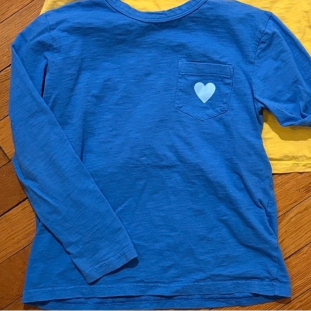 Primary Kids Pocket Long Sleeve with Heart 8-9